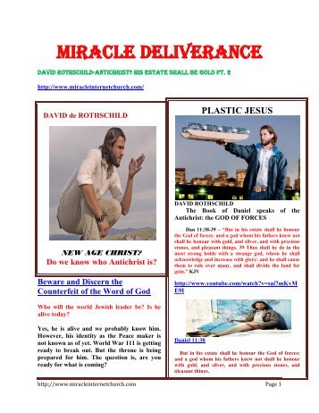 Miracle deliverance - Remnant Radio Home Page