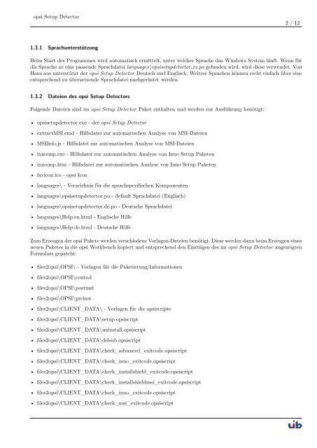 opsi Setup Detector - opsi Download - uib