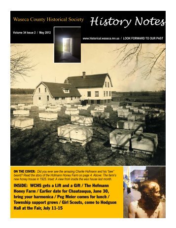 May 2012 - Waseca County Historical Society