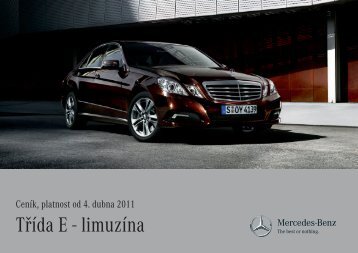 TÃ…Â™ÃƒÂ­da E - limuzÃƒÂ­na - Mercedes-Benz PRAHA