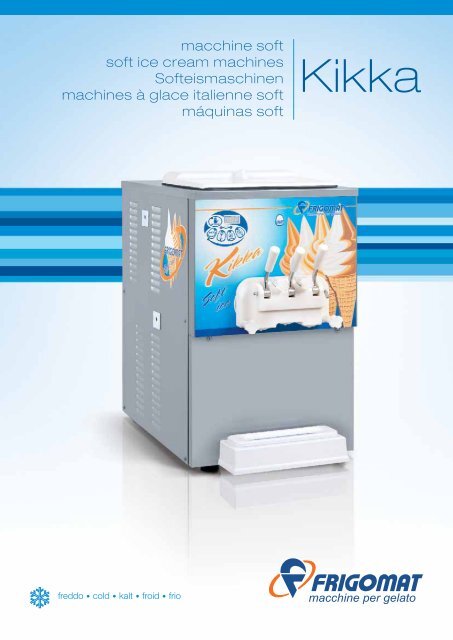 macchine soft soft ice cream machines ... - NOVA PAN