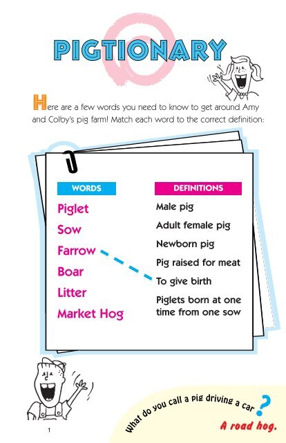Pig Tales Fun Book - Ontario Pork