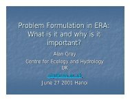 Problem Formulation in ERA: What is it and why is it ... - CERA