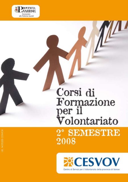 Scarica la brochure "Corsi di Formazione per il Volontariato" - Cesvov