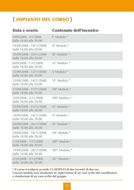 Scarica la brochure "Corsi di Formazione per il Volontariato" - Cesvov