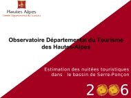 le Pays de Serre Poncon (pdf - 98 ko) - Observatoire du Tourisme
