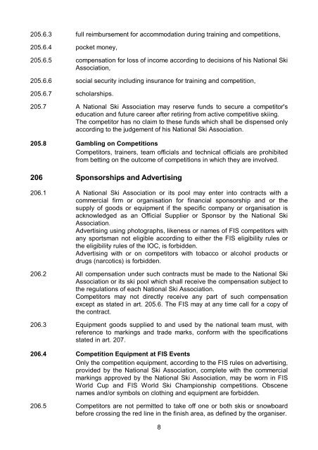 THE INTERNATIONAL SKI COMPETITION RULES (ICR)