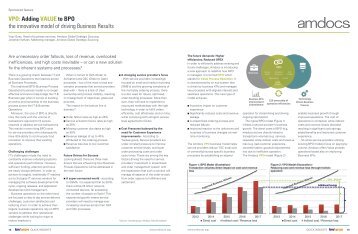 VPO: Adding VALUE to BPO the innovative model of ... - Amdocs