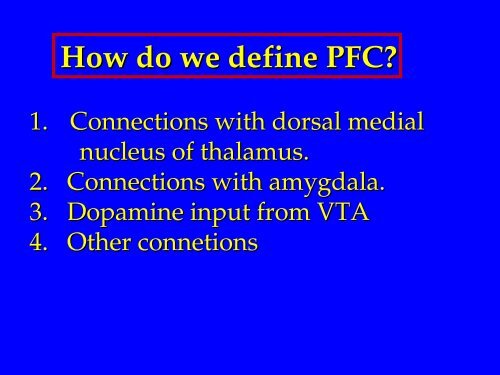 Bryan Kolb: Factors influencing Prefrontal Cortical Development and ...