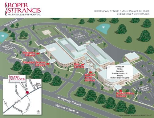 Hospital Map - Roper St. Francis Healthcare
