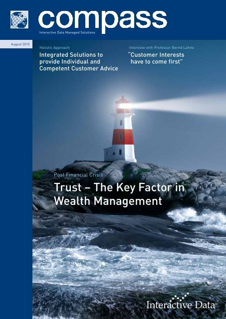 Trust â The Key Factor in Wealth Management - Interactive Data