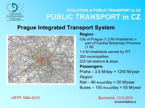 EVOLUTION of PUBLIC TRANSPORT in CZ URTP 1990-2010 ...