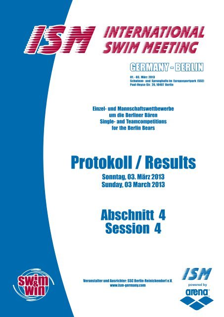 1 MB - ISM - International Swim Meeting