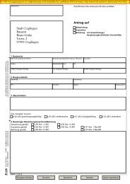 Antrag auf Abweichung, Ausnahme, Befreiung - Stadt Creglingen