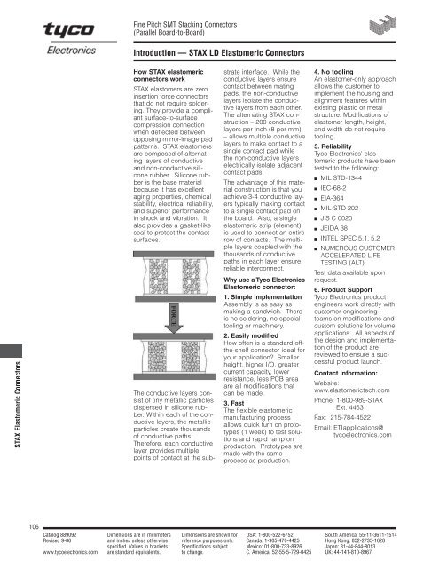 Fine Pitch Stacking Connectors (Parallel Board-to-Board)