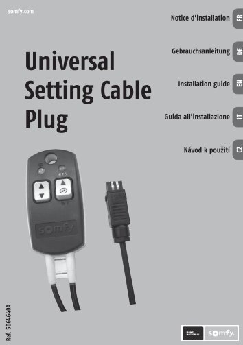 Universal Setting Cable Plug - Somfy