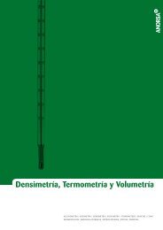 DensimetrÃ­a, TermometrÃ­a y VolumetrÃ­a - ANORSA