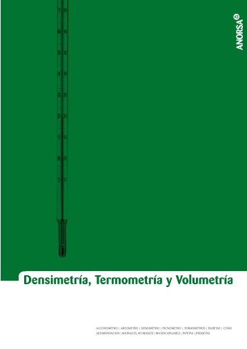 DensimetrÃ­a, TermometrÃ­a y VolumetrÃ­a - ANORSA