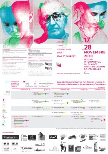 programme du FIFDH de Strasbourg 2010 au format PDF - Festival ...