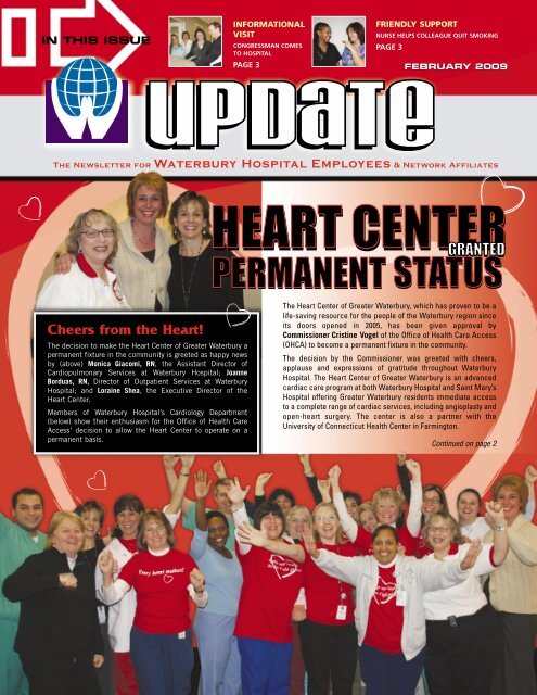 The Newsletter For Waterbury Hospital Employees