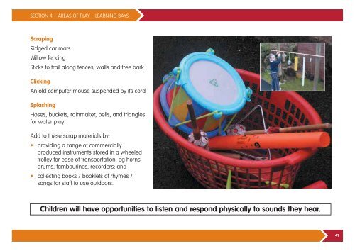 (PDF) Foundation Stage, Learning Outdoors - Northern Ireland ...