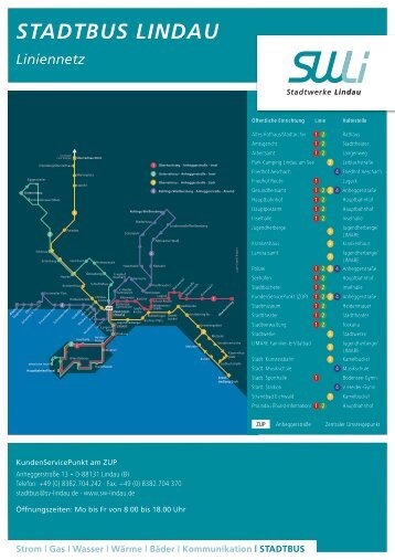 Stadtbus Lindau Fahrplan - Stadtwerke Lindau