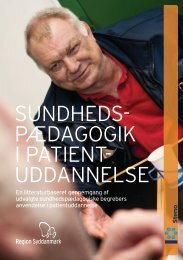 SundhedspÃƒÂ¦dagogik i patientuddannelse - Steno Diabetes Center