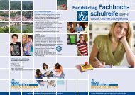 Berufskolleg Fachhoch- schulreife - F+U Heidelberg