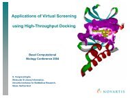 Applications of Virtual Screening using High-Throughput Docking