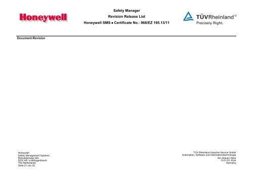 List of approved modules - Tuv-fs.com