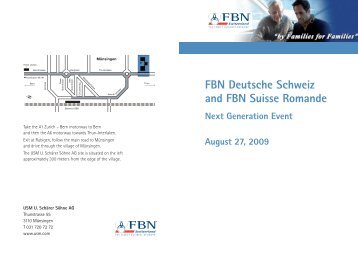 FBN Deutsche Schweiz and FBN Suisse Romande Next Generation ...
