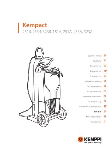 Инструкции по эксплуатации Kempact RA - Kemppi