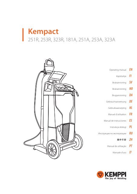 Инструкции По Эксплуатации Kempact RA - Kemppi