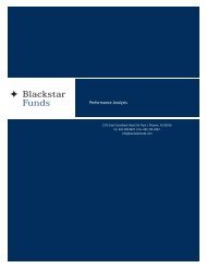 Blackstar Funds - Trend Following