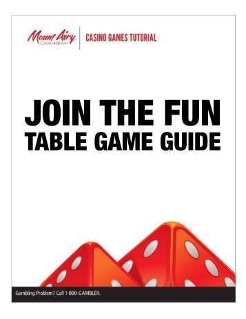 Gaming Guide - Mount Airy Casino Resort