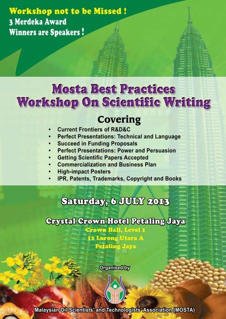 MOSTA Best Practices Workshop On Scientific Writing