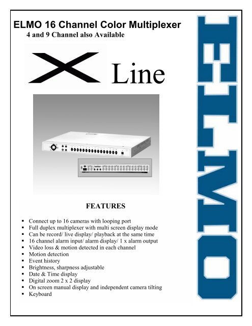 Specification Sheet - Elmo