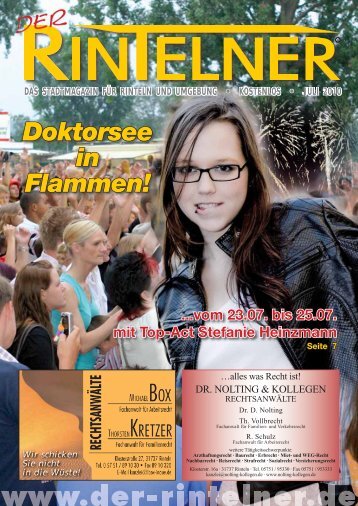 vom 23.07. bis 25.07. - Der Rintelner