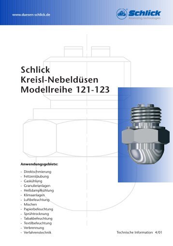 Modellreihe 121-123 - DÃ¼sen-Schlick GmbH