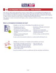 13 p-tert-Butylphenol Formaldehyde Resin â Patient ... - TRUE Test