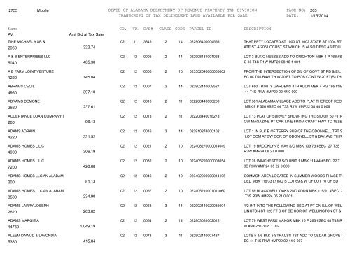 02state of alabama-department of revenue-property tax division