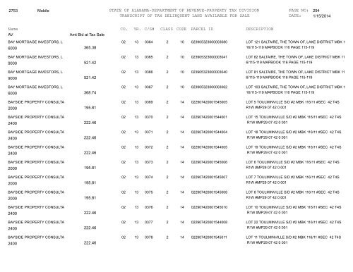 02state of alabama-department of revenue-property tax division