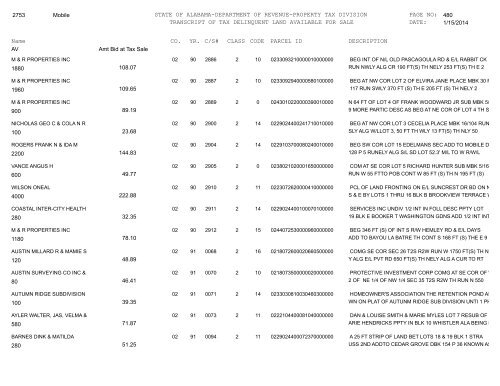 02state of alabama-department of revenue-property tax division