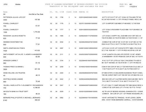 02state of alabama-department of revenue-property tax division