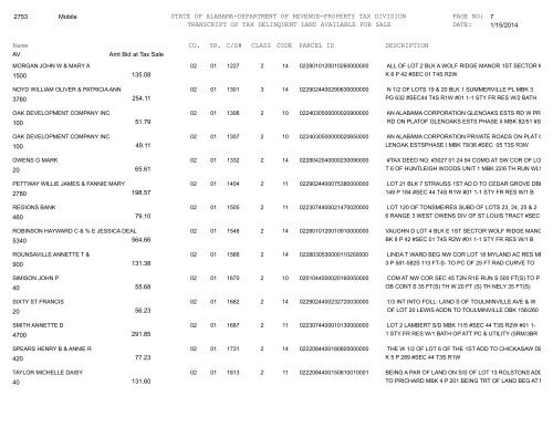02state of alabama-department of revenue-property tax division
