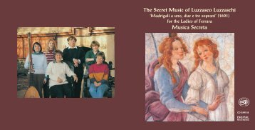 The Secret Music of Luzzasco Luzzaschi Musica Secreta - Chandos