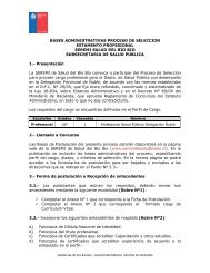 bases administrativas proceso de seleccion estamento profesional ...