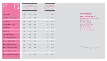 GUIDE HORAIRES CFTA 2004 (Page 10)