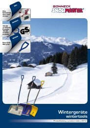 Snowmaster Wintergeräte Katalog 2013 - Sonneck