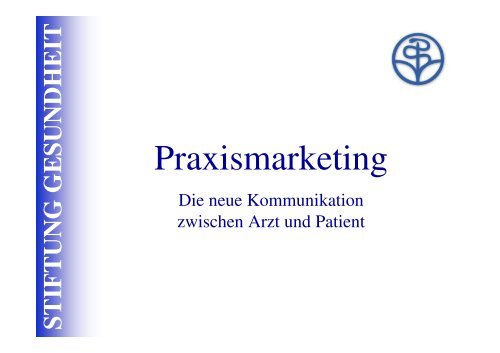 Arzt und Wettbewerb, Ergebnisse einer Studie der GfK